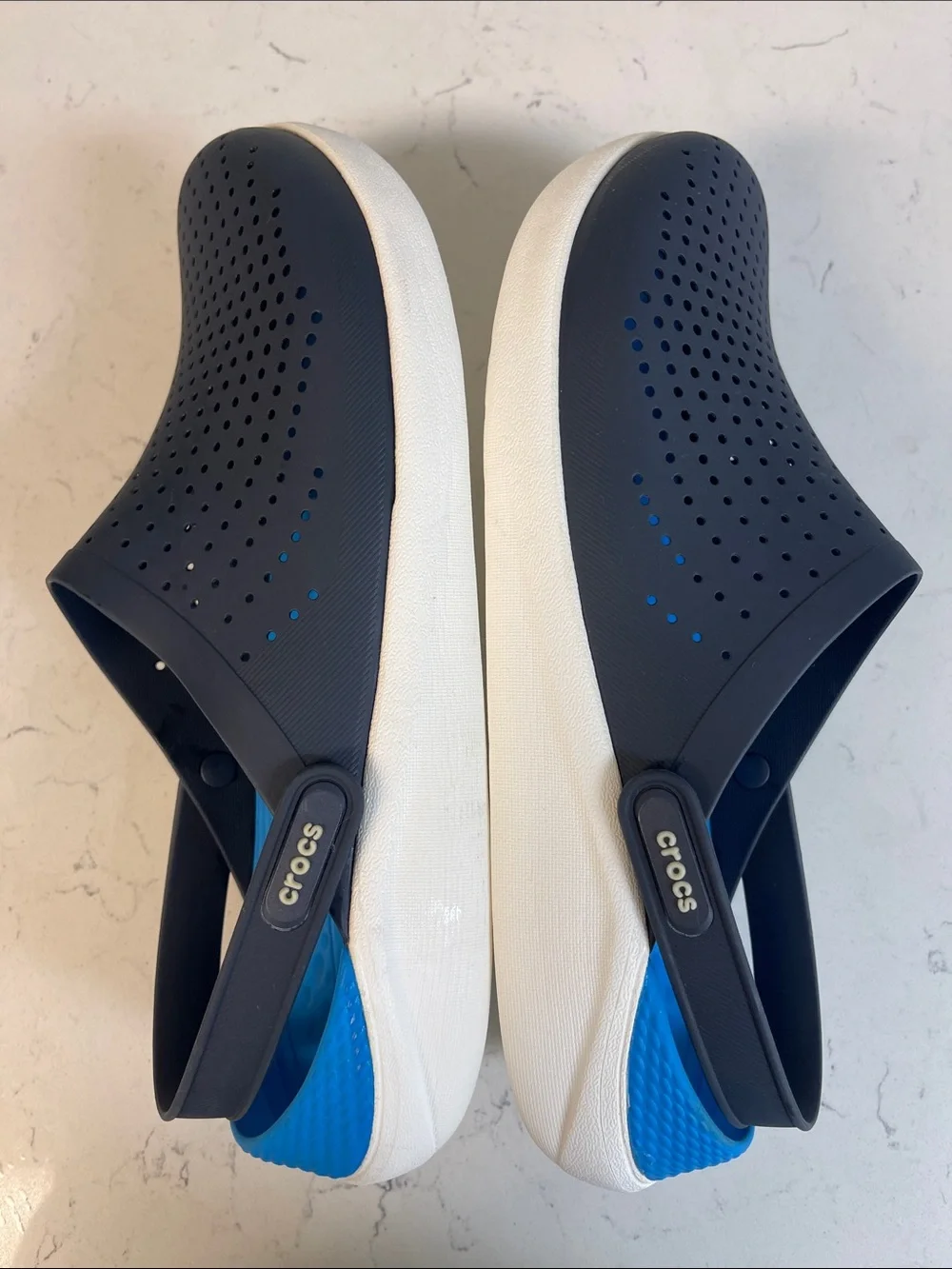 Crocs Literide Clog Navy Blue 204592 Men’s Size 13 Slip-ons Boat Shoes